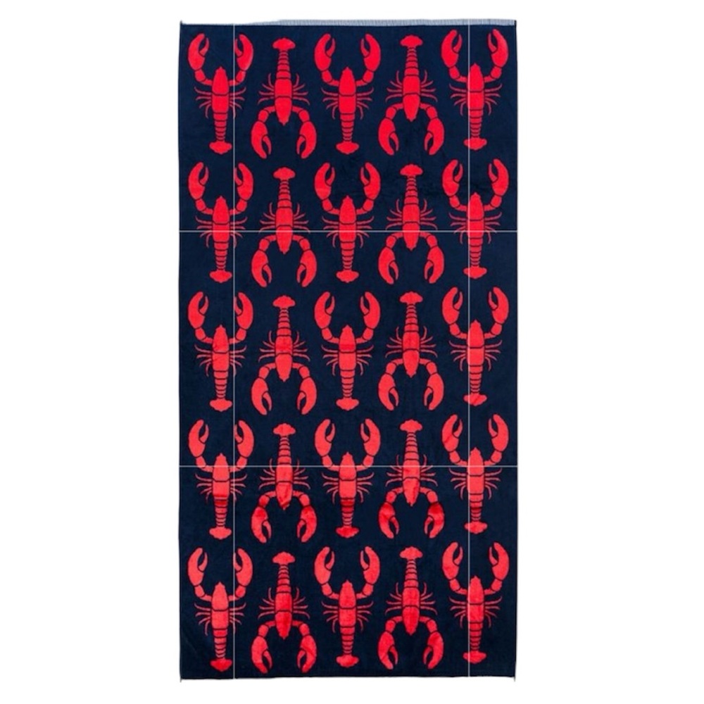 🆕 Caro Home Chesapeake Lobster Beach Towel Oversized